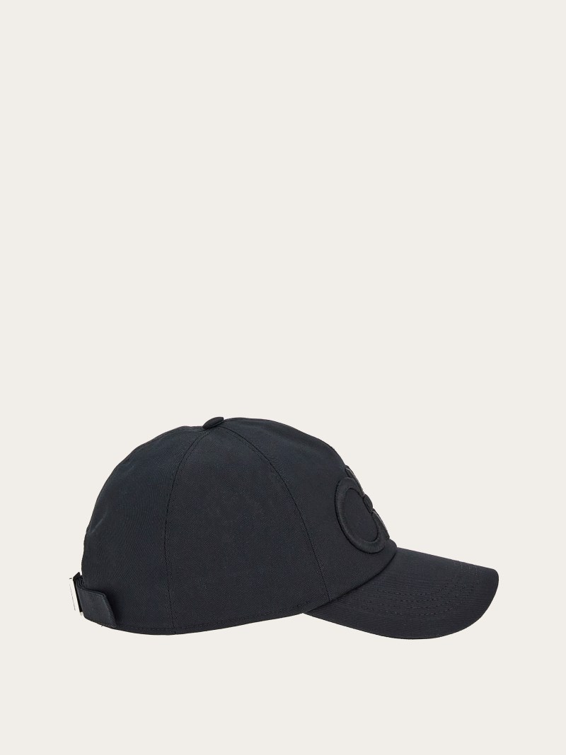 Ferragamo | Men's Gancini Baseball Cap - Black