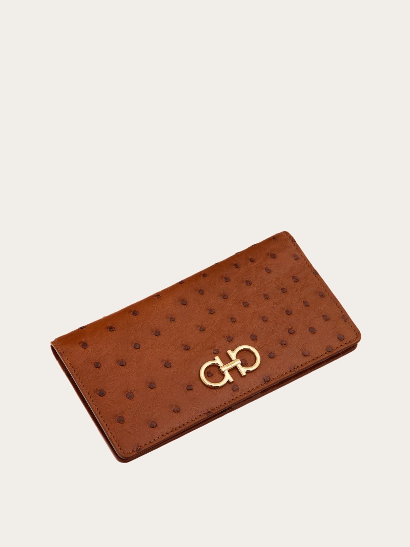 Ferragamo | Women's Gancini Continental Wallet - Vicuna