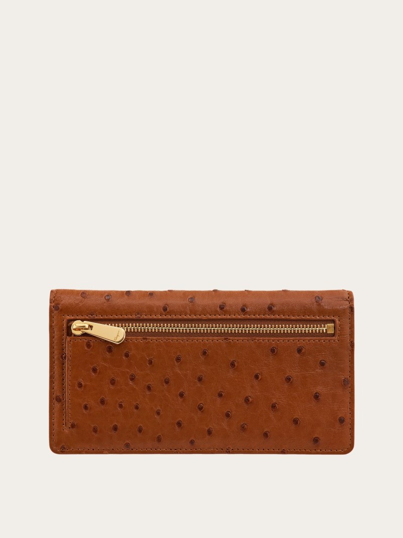Ferragamo | Women's Gancini Continental Wallet - Vicuna