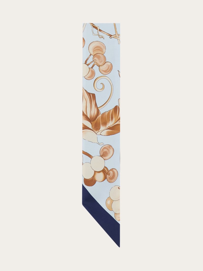 Ferragamo | Women's Animals Print Mini Bandeau - Marine Blue/Turquoise