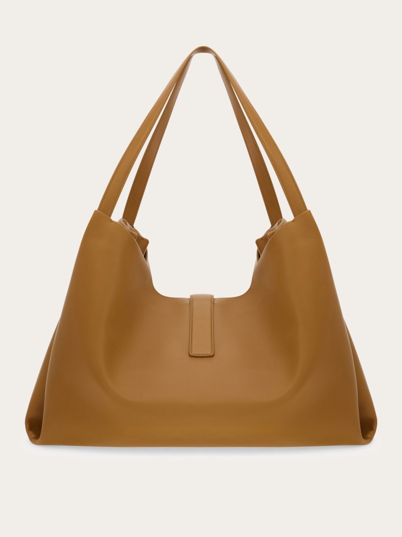 Ferragamo | Women's Tote Bag - Burnt Ocher
