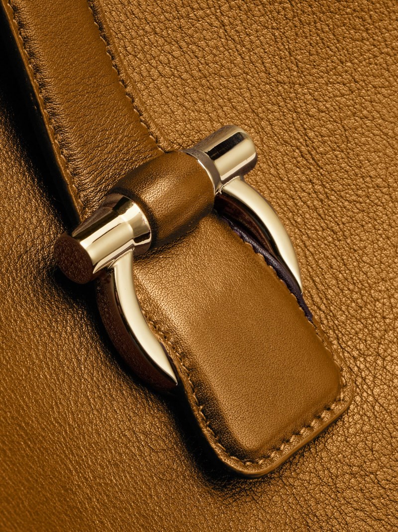 Ferragamo | Women's Tote Bag - Burnt Ocher