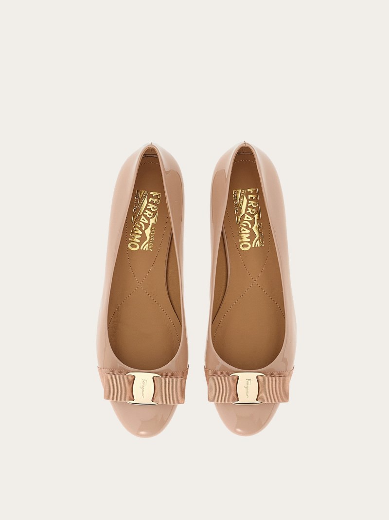 Ferragamo | Women's Varina Ballet Flat - Amaretti