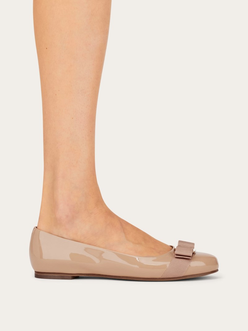 Ferragamo | Women's Varina Ballet Flat - Amaretti