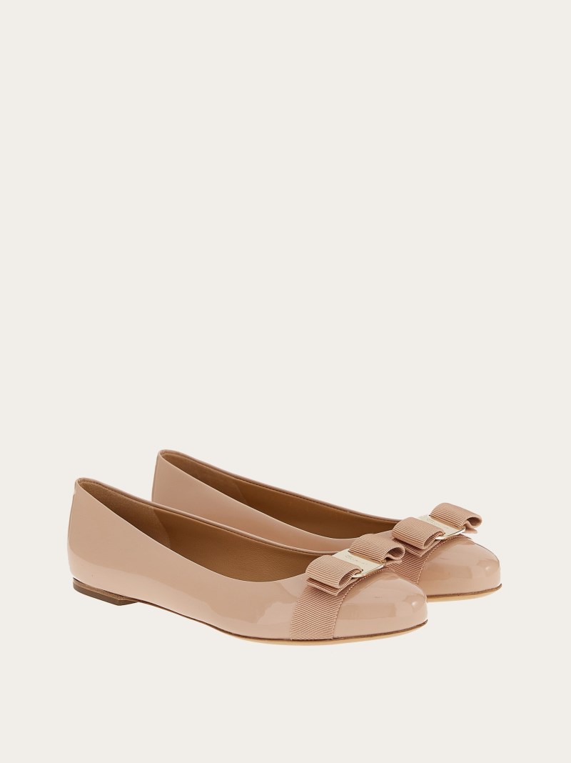 Ferragamo | Women's Varina Ballet Flat - Amaretti