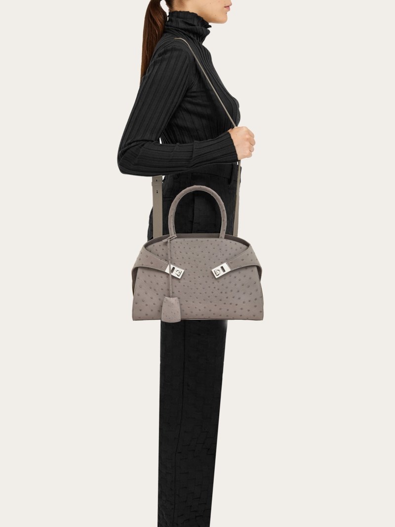 Ferragamo | Women's Hug Handbag - Grey