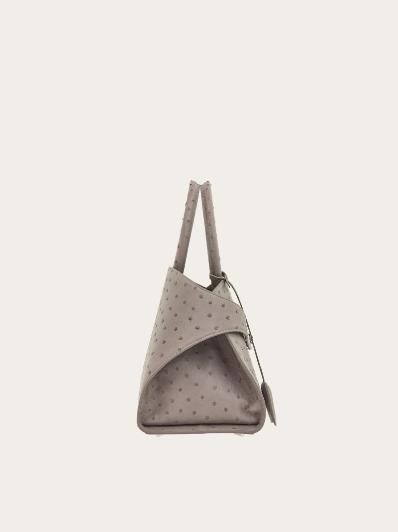 Ferragamo | Women's Hug Handbag - Grey