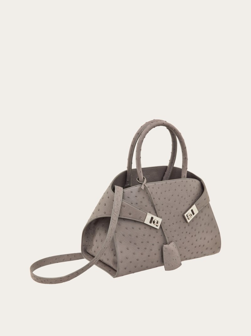 Ferragamo | Women's Hug Handbag - Grey