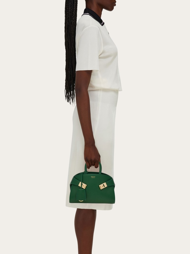 Ferragamo | Women's Hug Handbag - Forest Green