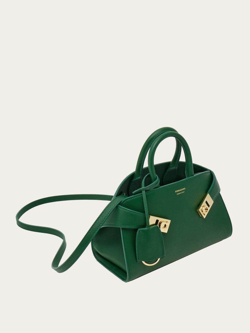 Ferragamo | Women's Hug Handbag - Forest Green
