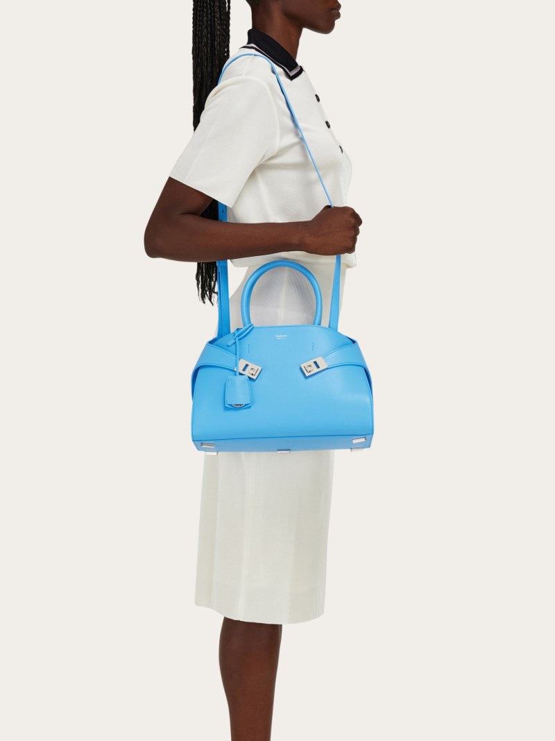Ferragamo | Women's Hug Handbag - Light Blue