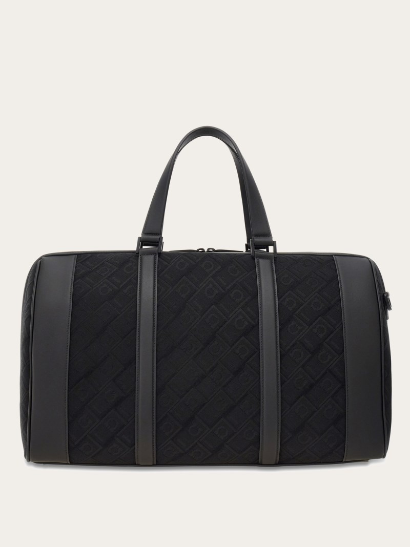 Ferragamo | Men's Monogram Duffel Bag - Black