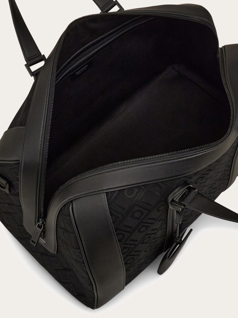 Ferragamo | Men's Monogram Duffel Bag - Black