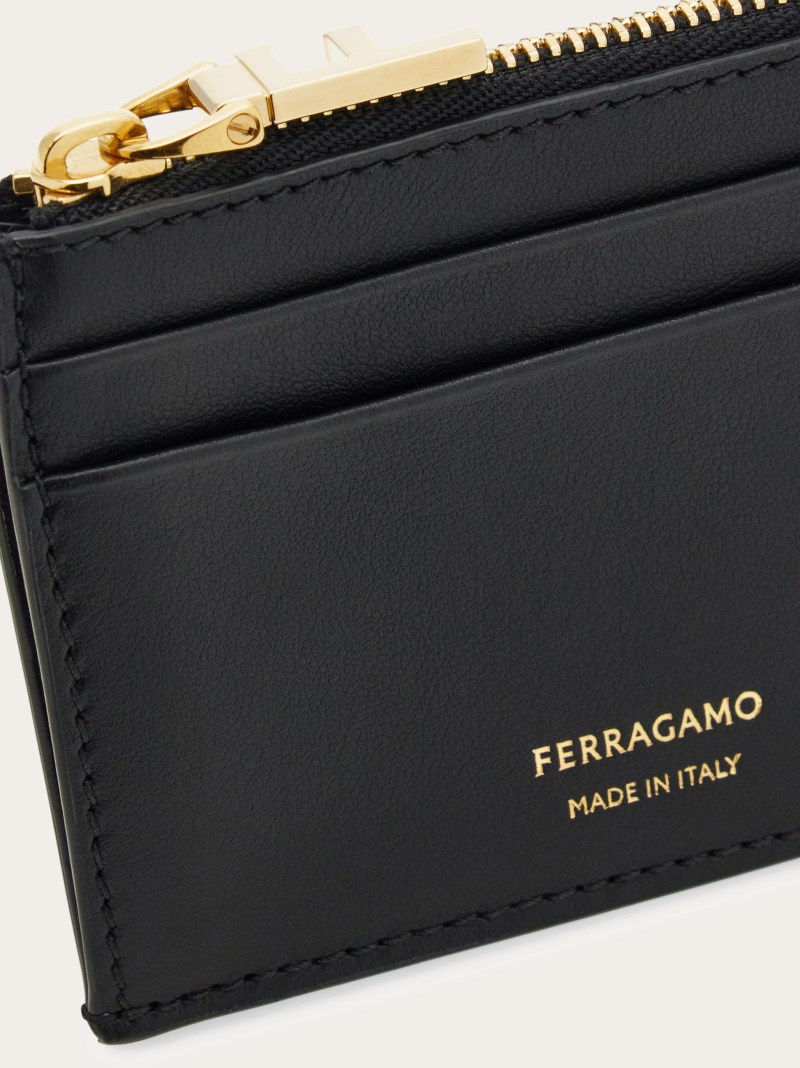 Ferragamo | Women's Card Holder With Key Holder - Black