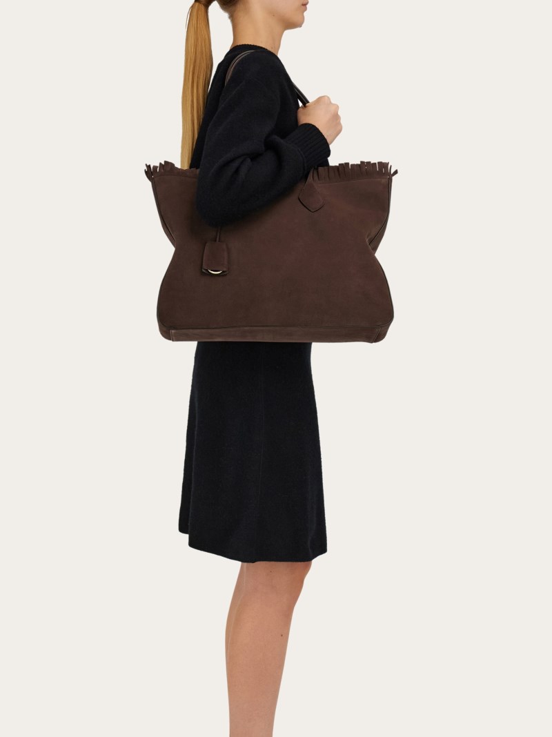 Ferragamo | Women's Tote Bag - Testa Di Moro