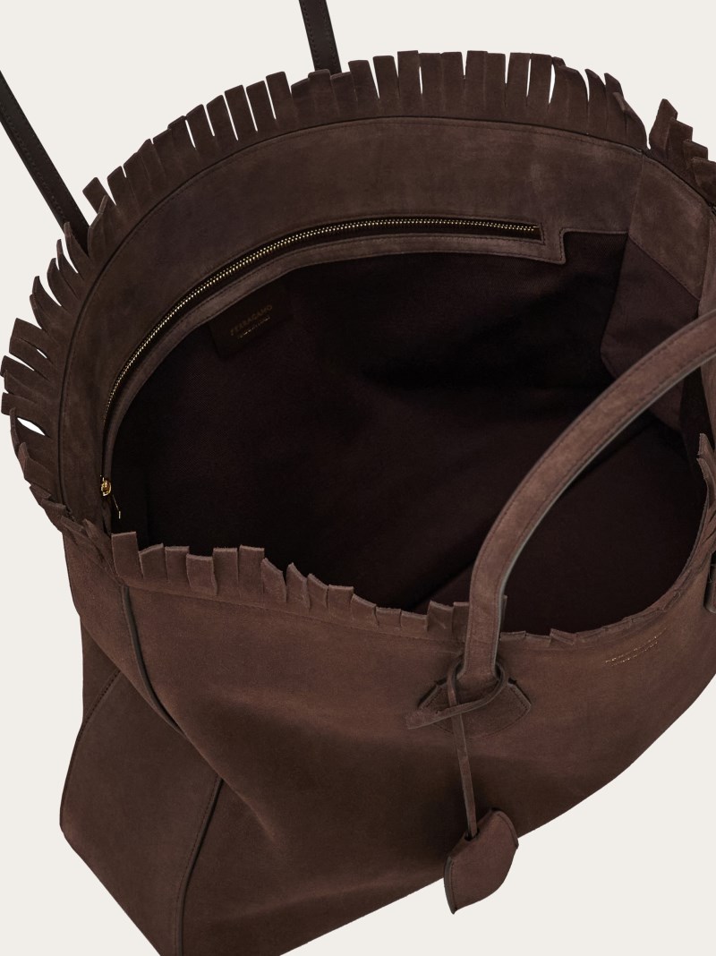 Ferragamo | Women's Tote Bag - Testa Di Moro
