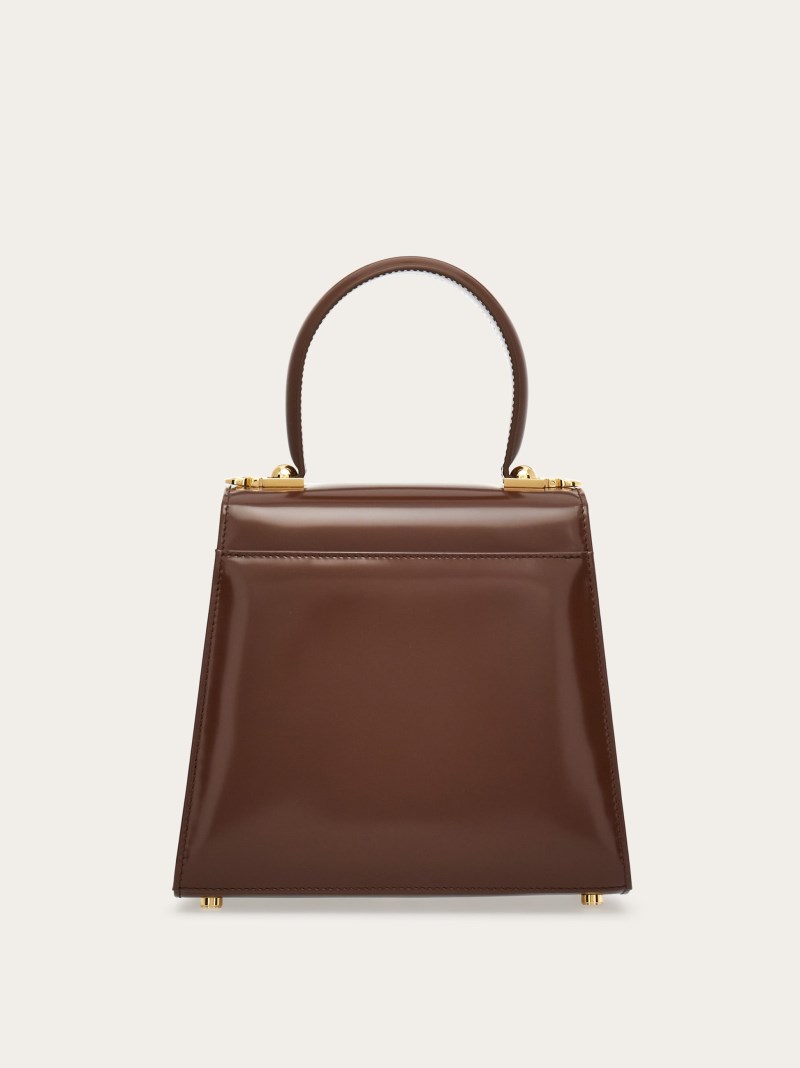 Ferragamo | Women's Iconic Top Handle - Cocoa