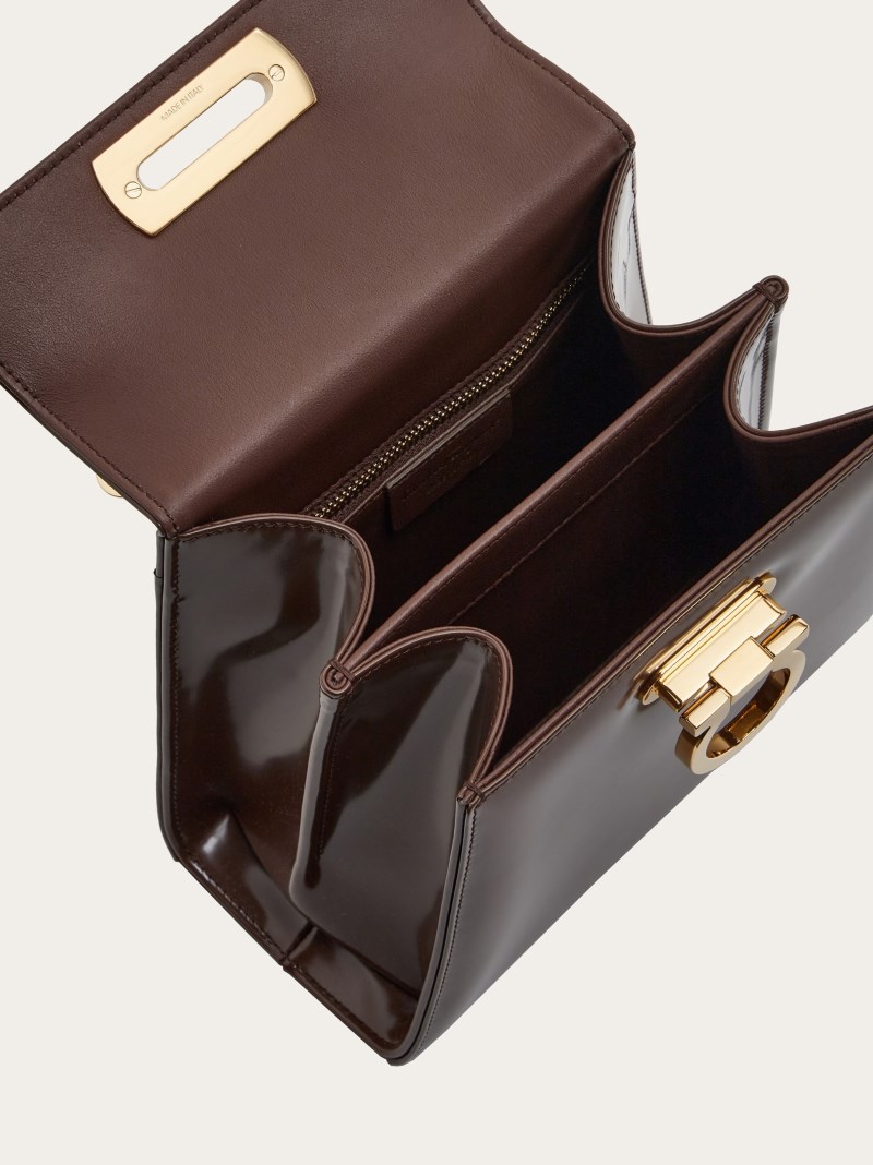 Ferragamo | Women's Iconic Top Handle - Cocoa