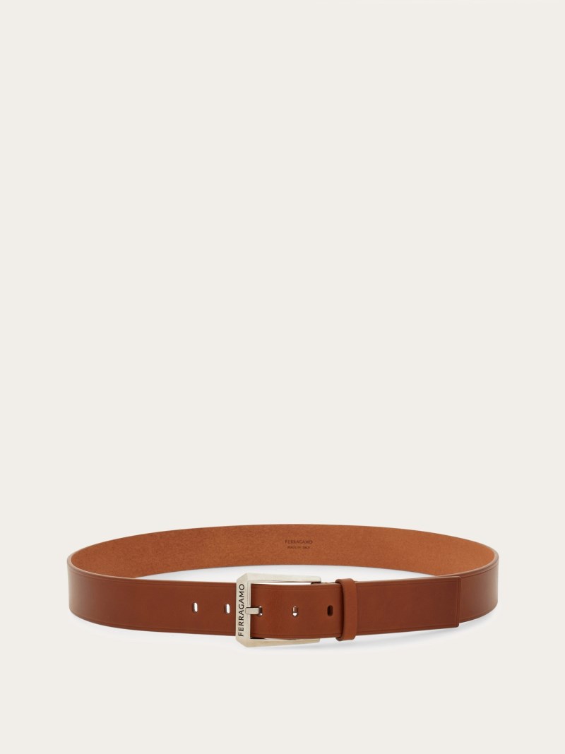 Ferragamo | Men's Fixed Belt - Cognac