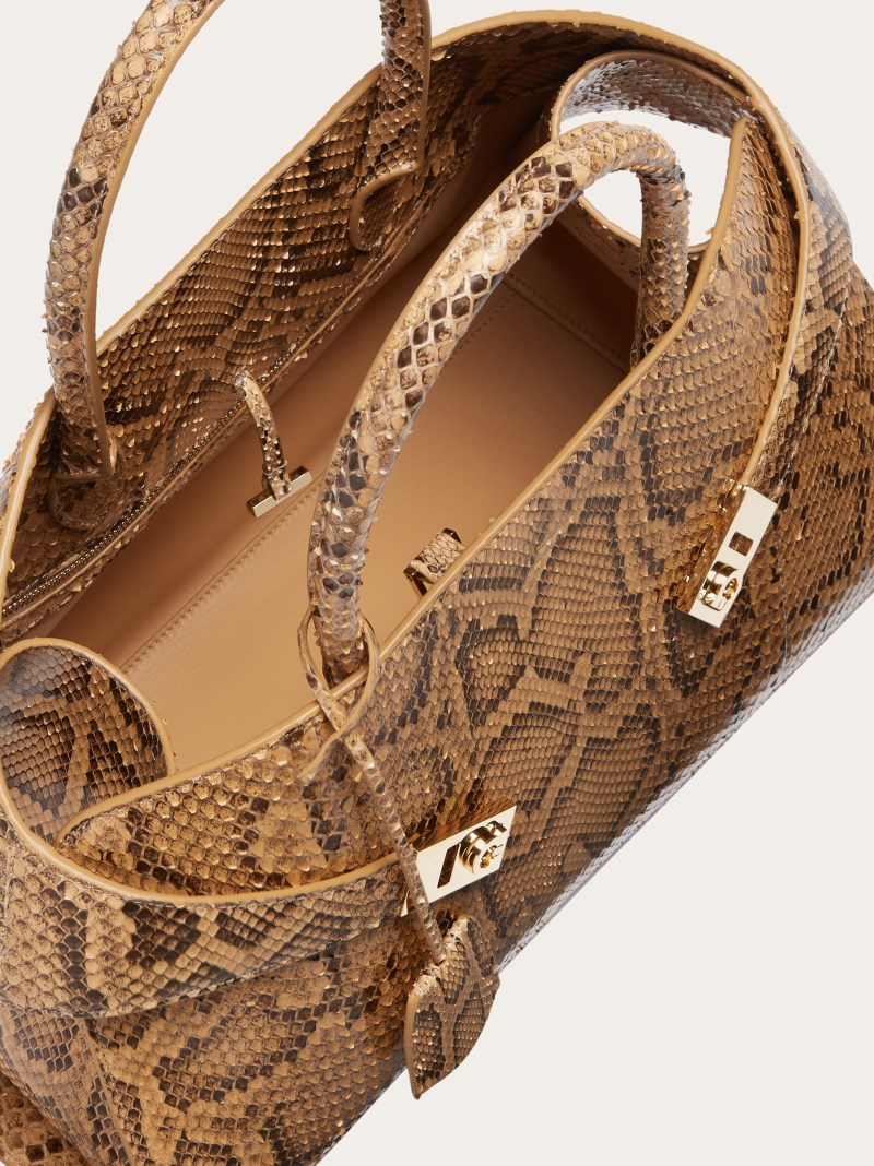 Ferragamo | Women's Hug Handbag - Light Caramel