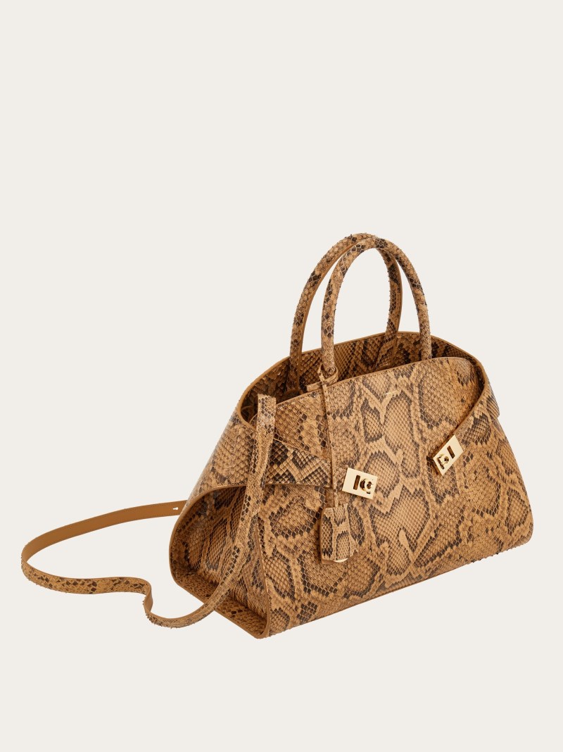 Ferragamo | Women's Hug Handbag - Light Caramel