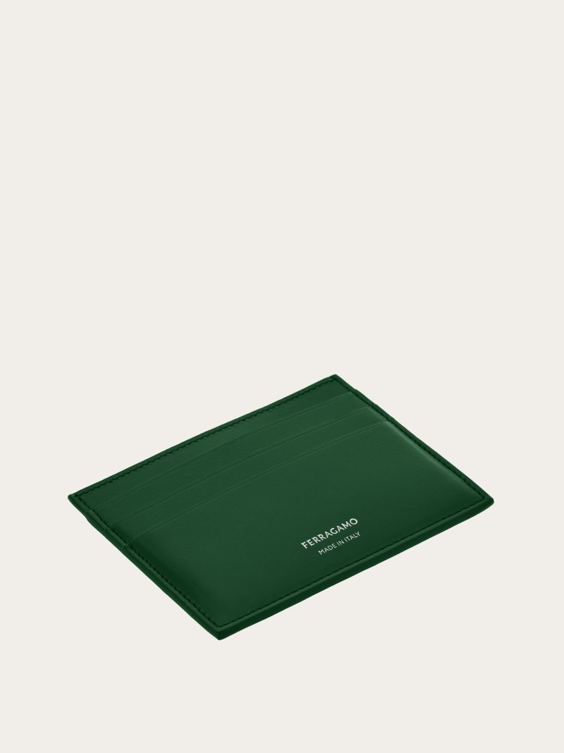 Ferragamo | Men's Credit Card Holder - Forest Green