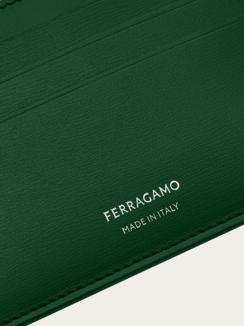 Ferragamo | Men's Credit Card Holder - Forest Green