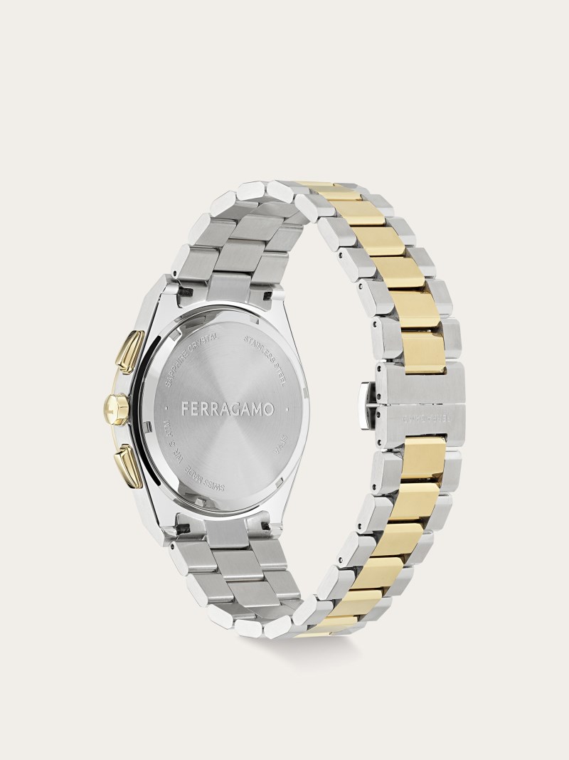 Ferragamo | Women's Vega Upper East Chrono - Ip Yellow Gold/Green