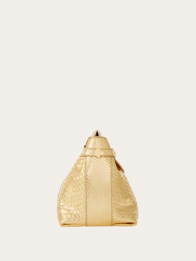 Ferragamo | Women's Hug Soft Crossbody Bag - Gold