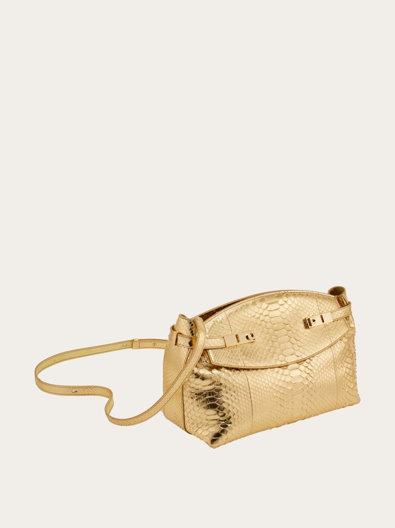 Ferragamo | Women's Hug Soft Crossbody Bag - Gold