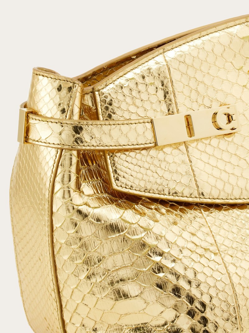 Ferragamo | Women's Hug Soft Crossbody Bag - Gold
