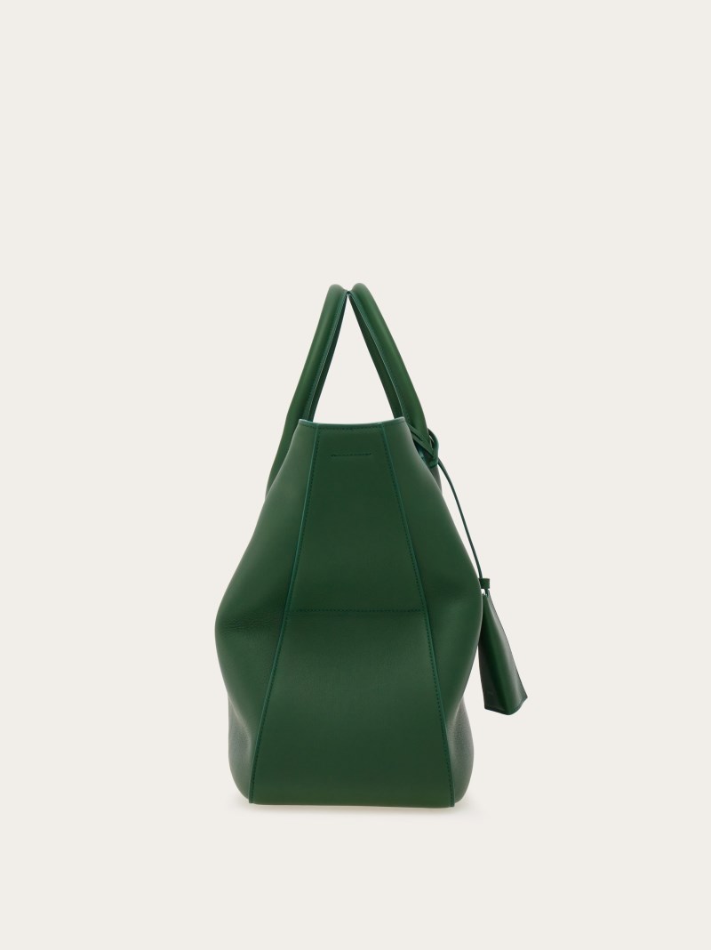 Ferragamo | Men's Tote Bag - Forest Green