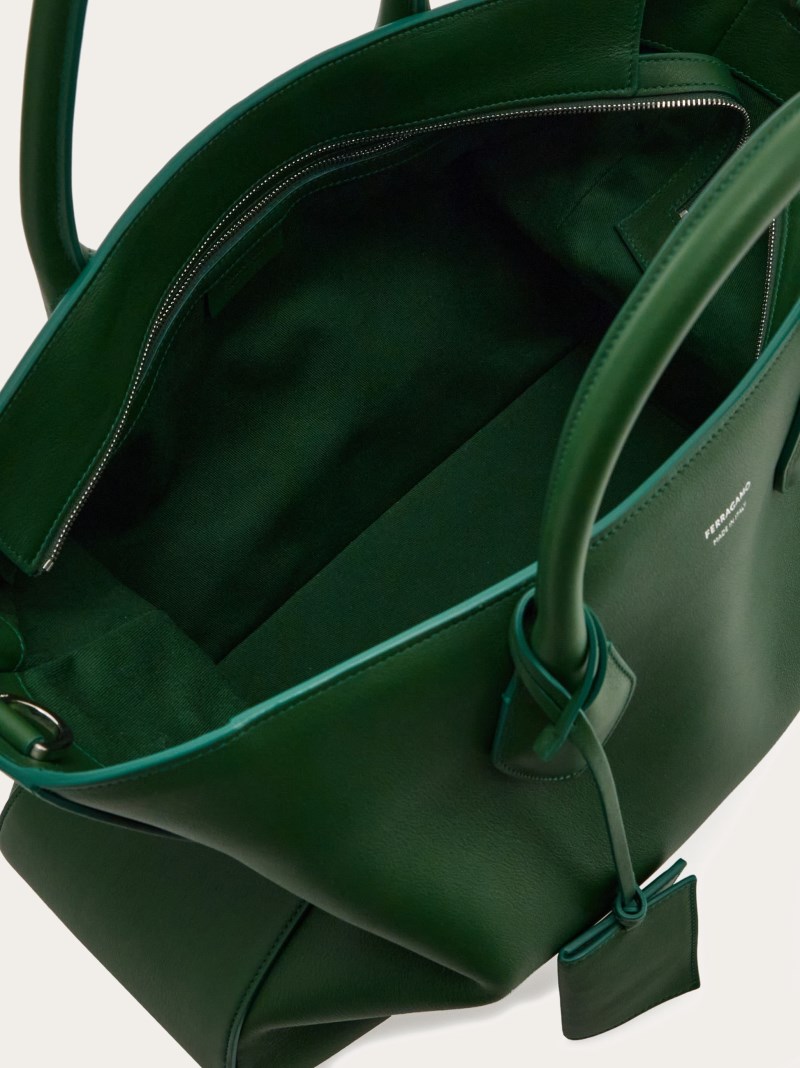 Ferragamo | Men's Tote Bag - Forest Green