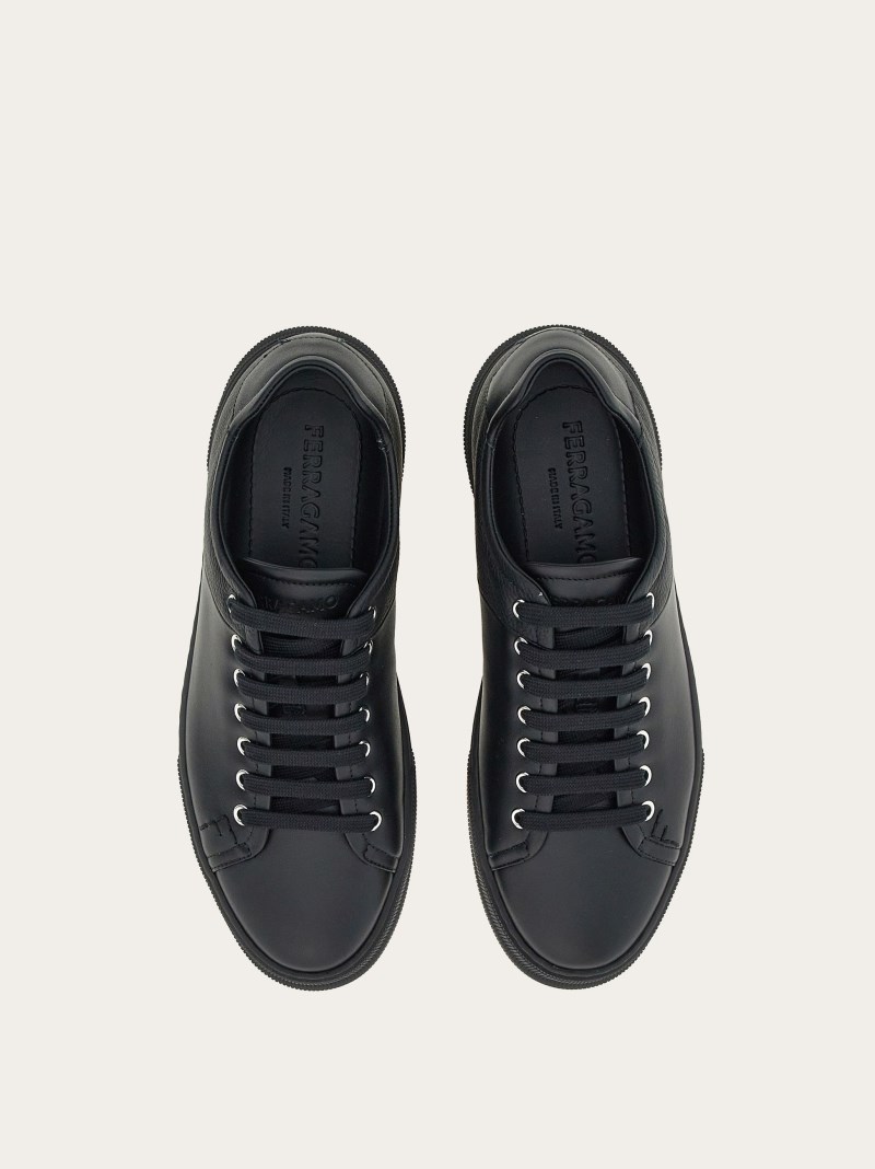 Ferragamo | Men's Low Cut Sneaker - Black