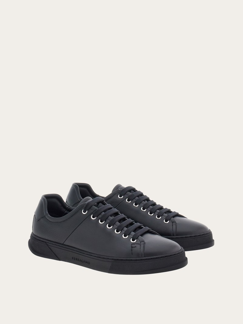 Ferragamo | Men's Low Cut Sneaker - Black