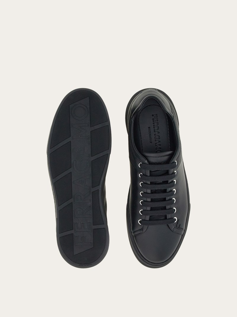 Ferragamo | Men's Low Cut Sneaker - Black