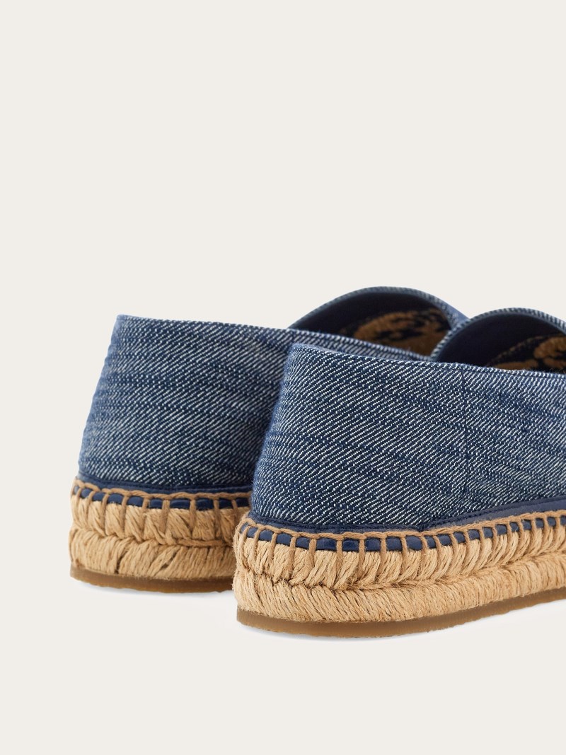 Ferragamo | Women's Denim Espadrilles - Denim