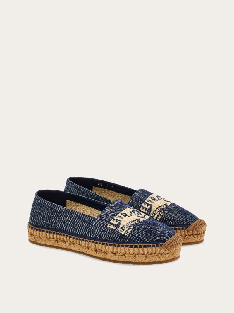Ferragamo | Women's Denim Espadrilles - Denim