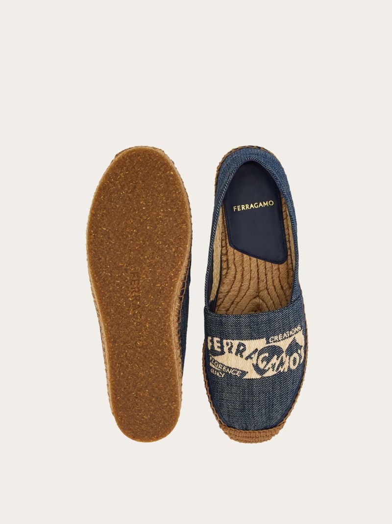 Ferragamo | Women's Denim Espadrilles - Denim