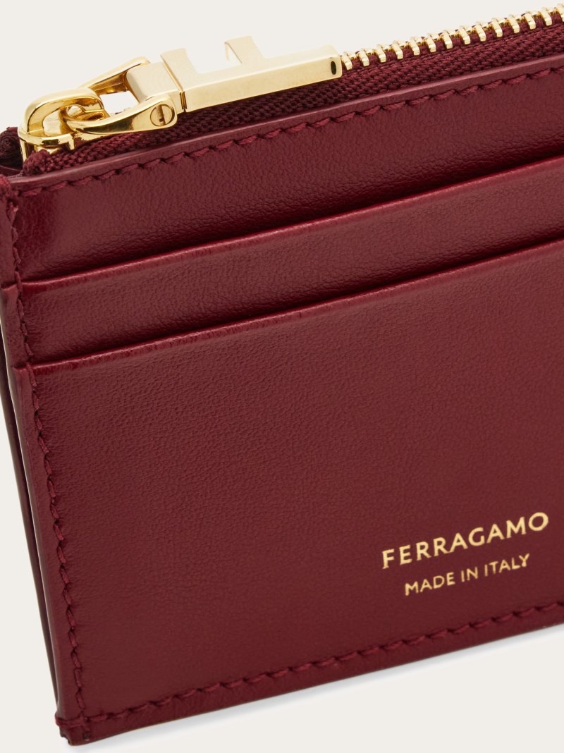 Ferragamo | Women's Card Holder With Key Holder - Bourgogne