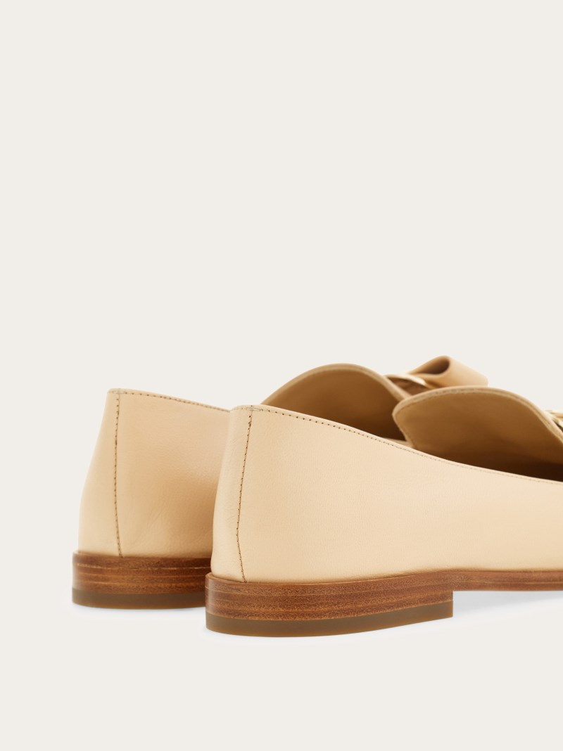 Ferragamo | Women's New Vara Plate Loafer - Nude