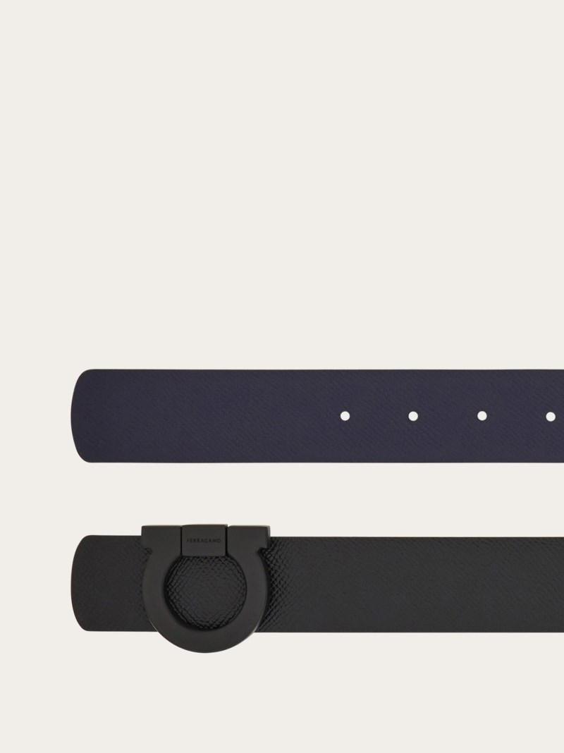 Ferragamo | Men's Fixed Gancini Belt - Black