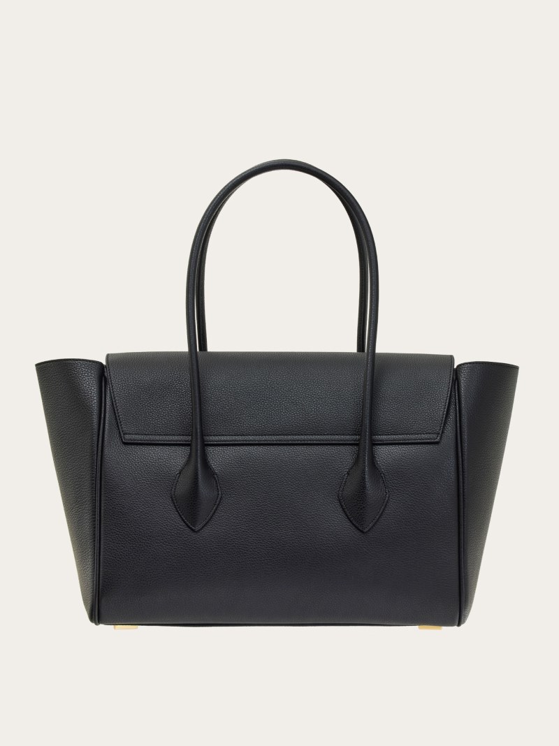 Ferragamo | Women's East-West Tote Bag - Black