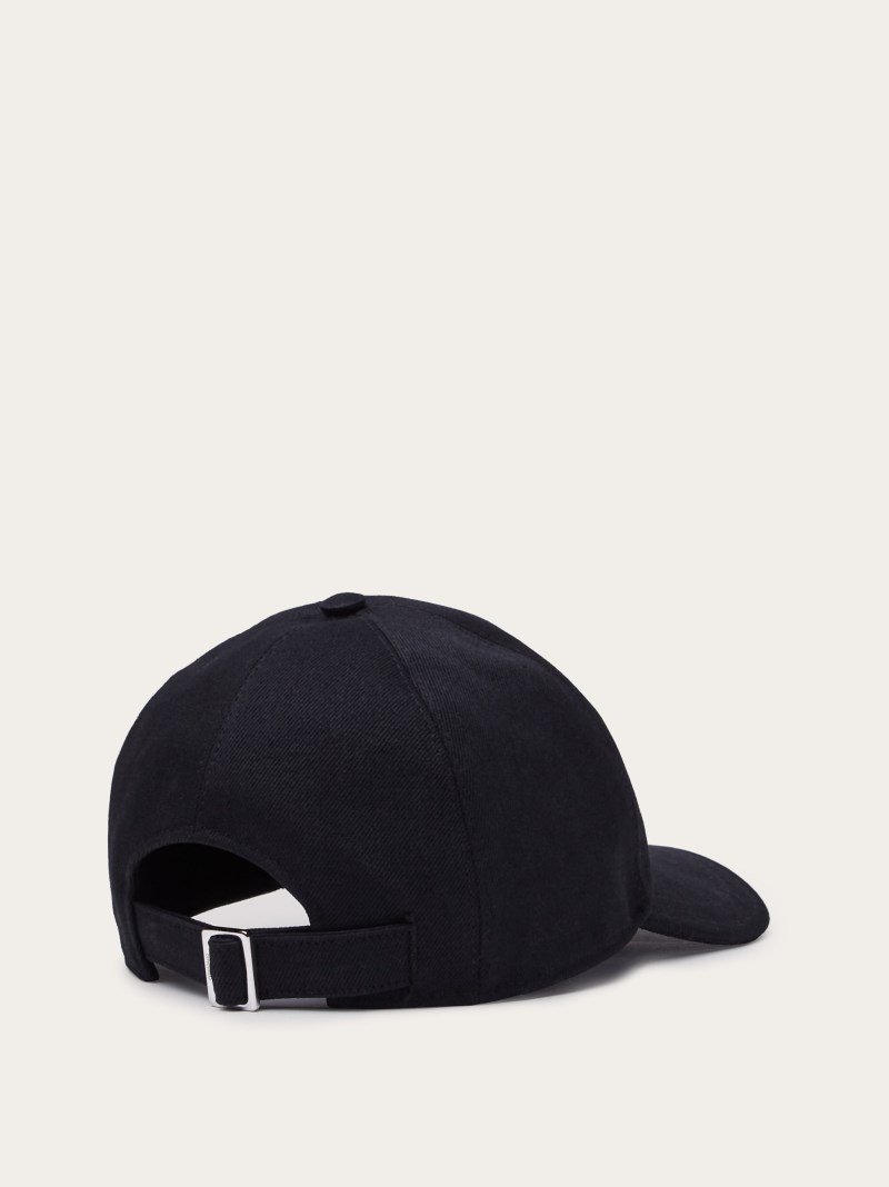 Ferragamo | Men's Gancini Baseball Cap - Black
