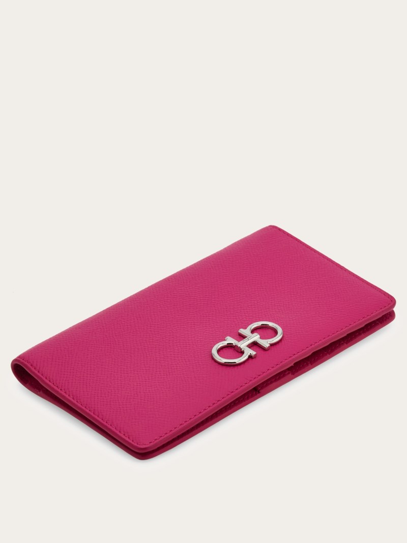 Ferragamo | Women's Gancini Continental Wallet - Cerise Pink