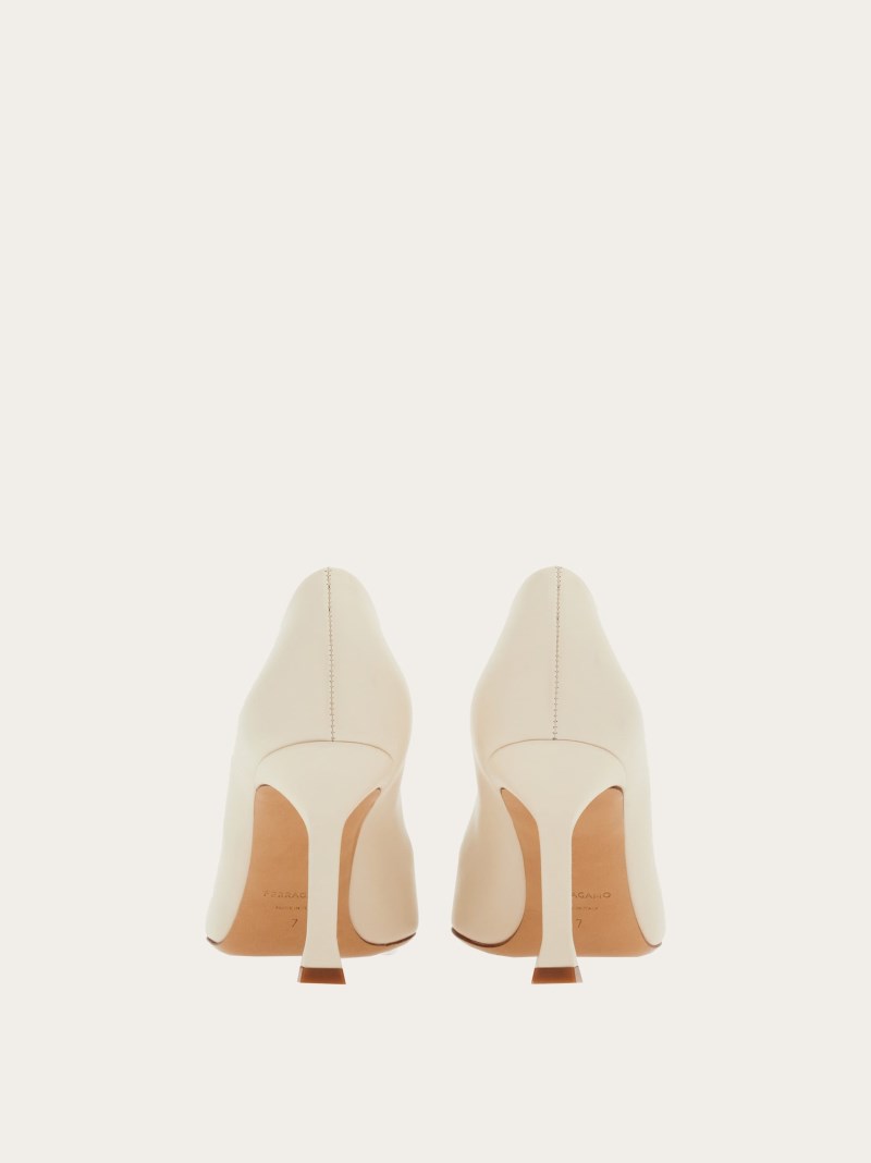 Ferragamo | Women's New Vara Plate Pump - Mascarpone