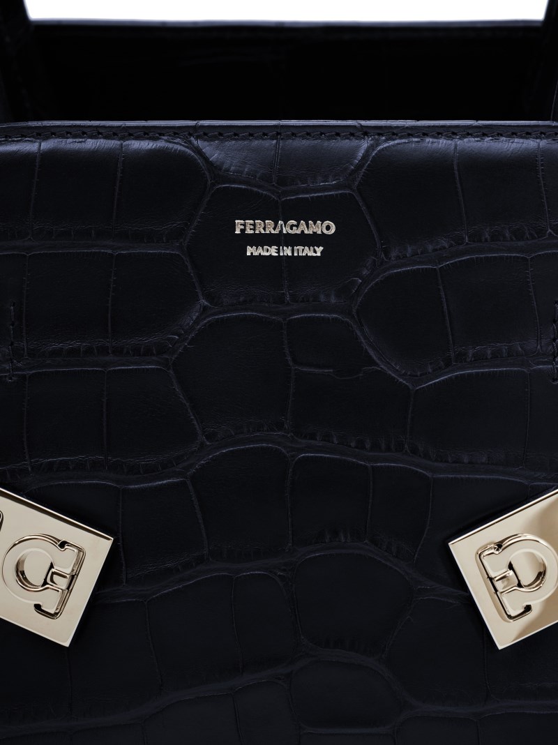 Ferragamo | Women's Hug Handbag - Navy Blue