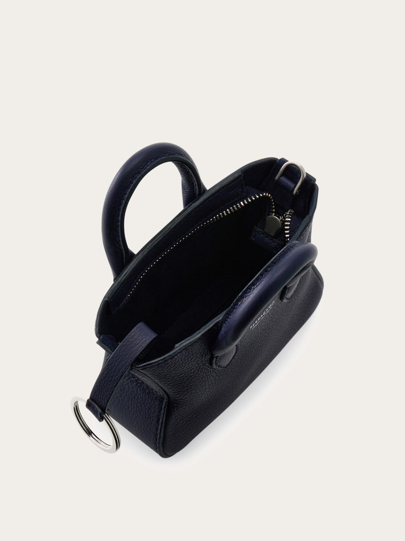 Ferragamo | Men's Tote Mini Charm - Midnight Blue