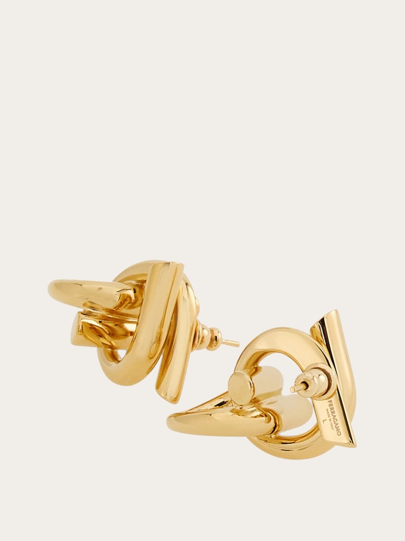 Ferragamo | Women's Gancini Earrings - Gold