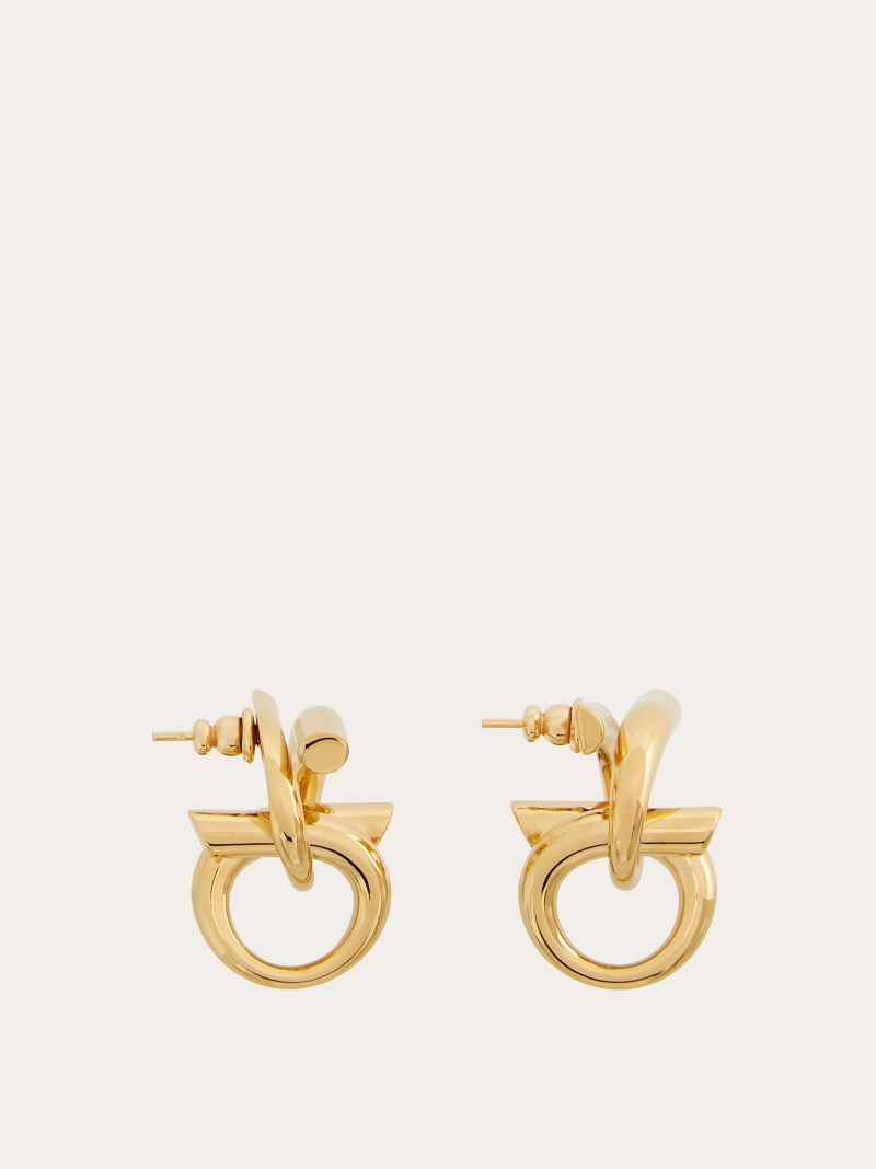 Ferragamo | Women's Gancini Earrings - Gold